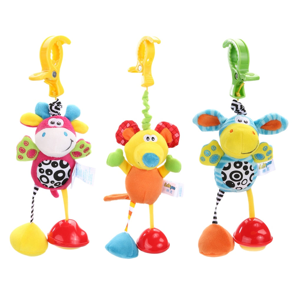 Animal Clip Rattles